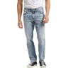 Silver Jeans Men's Eddie Athletic Fit Tapered Jeans Light Wash - Size: 34W x 34L - Light Wash - male