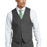 Lauren By Ralph Lauren Big & Tall Classic Fit Men's Suit Separates Vest Gray Sharkskin - Size: 4X - Gray Sharkskin - male