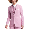 JOE Joseph Abboud Slim Fit Linen Blend Men's Suit Separates Jacket Purple - Size: 44 Long - Raspberry - male