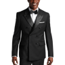 Calvin Klein Men's Slim Fit Peak Lapel Double Breasted Suit Separates Tuxedo Jacket Formal - Size: 44 Regular - Formal - male