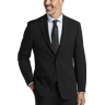 Calvin Klein Slim Fit Men's Suit Separates Jacket Black Solid - Size: 44 Regular - Black - male