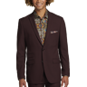 Paisley &Amp; Gray Paisley & Gray Men's Slim Fit Peak Lapel Suit Separates Jacket Port Purple Wine - Size: 40 Long - Port Wine - male