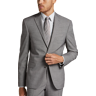 Awearness Kenneth Cole Modern Fit Notch Lapel 2-Button Men's Suit Separates Jacket Black/White Sharkskin - Size: 40 Long - Black/White - male