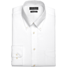 Lauren By Ralph Lauren Big & Tall Men's UltraFlex Classic Fit Non-Iron Button-Down Collar Dress Shirt White Solid - Size: 18 34/35 - White Solid - male