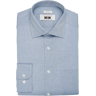 Joseph Abboud Big & Tall Men's Modern Fit Spread Collar Dress Shirt Lt Blue Wash - Size: 18 32/33 - Lt Blue Wash - male