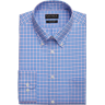 Lauren By Ralph Lauren Men's Classic Fit UltraFlex Dress Shirt Blue Plaid - Size: 16 32/33 - Blue - male