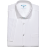 Amp;Collar & Collar Men's Pacific Slim Fit Short Sleeve Dress Shirt White Solid - Size: L 34/35 - White Solid - male