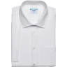 Amp;Collar & Collar Men's Pacific Athletic Fit Short Sleeve Dress Shirt White Solid - Size: M 32/33 - White Solid - male