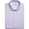 Calvin Klein Men's Infinite Wrinkle FreeSlim Fit Stretch Collar Dress Shirt Lavender Check - Size: 17 32/33 - Lavender Check - male