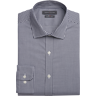 Tommy Hilfiger Men's Flex Classic Fit Spread Collar Dress Shirt Navy Fancy - Size: 16 34/35 - Navy Fancy - male