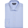 Tommy Hilfiger Men's Flex Classic Fit Spread Collar Dress Shirt Blue Fancy - Size: 14 1/2 32/33 - Blue - male