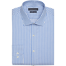 Tommy Hilfiger Men's Flex Classic Fit Spread Collar Dress Shirt Blue Stripe - Size: 15 32/33 - Blue - male