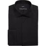 Pronto Uomo Men's Slim Fit French Cuff Tuxedo Formal Shirt Black Solid - Size: 14 1/2 32/33 - Only Available at Men's Wearhouse - Black - male