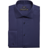 Pronto Uomo Men's Slim Fit French Cuff Tuxedo Formal Shirt Navy Solid - Size: 14 1/2 32/33 - Only Available at Men's Wearhouse - Navy Solid - male