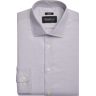 Awearness Kenneth Cole Men's Slim Fit Spread Collar Grid Performance Dress Shirt Lavender Check - Size: 16 34/35 - Lavender Check - male