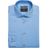 Awearness Kenneth Cole Men's Slim Fit Performance Dress Shirt Lt Blue Solid - Size: 17 1/2 32/33 - Lt Blue Solid - male