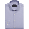 Wilke-Rodriguez Men's Slim Fit Spread Collar Check Dress Shirt Lavender Check - Size: 16 32/33 - Lavender Check - male