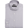 Pronto Uomo Men's Classic Fit Triple Check Dress Shirt Navy Fancy - Size: 15 1/2 32/33 - Only Available at Men's Wearhouse - Navy Fancy - male