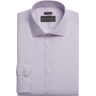 Wilke-Rodriguez Men's Slim Fit Plaid Dress Shirt Lavender Check - Size: 16 32/33 - Lavender Check - male