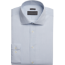 Wilke-Rodriguez Men's Slim Fit Stripe Dress Shirt Lt Blue Stripe - Size: 15 32/33 - Lt Blue Stripe - male