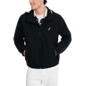 Nautica Men's Classic Fit Anchor Hooded Bomber Jacket Black - Size: XL - Black - male