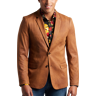 Paisley &Amp; Gray Paisley & Gray Men's Slim Fit Vegan Leather Sport Coat Cognac - Size: Small - Brown - male