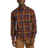 Eddie Bauer Men's Classic Fit Plaid Flannel Sport Shirt Khaki - Size: Medium - Khaki - male