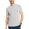 Nautica Big & Tall Men's Classic Fit Anchor Pocket Tee Lt Grey - Size: XXL - Lt Grey - male