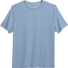 Joseph Abboud Men's Modern Fit Burnout Crew Neck Tee Light Blue - Size: Small - Light Blue - male