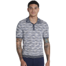 Paisley &Amp; Gray Paisley & Gray Men's Slim Fit Space Dye Variegated Knit Polo Blue - Size: XL - Blue - male