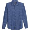 Paisley &Amp; Gray Paisley & Gray Men's Slim Fit Geometric Links Sport Shirt Blue - Size: Small - Blue - male