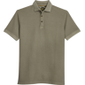 George Austin Men's Modern Fit Honeycomb Pique Polo Tan - Size: Small - Tan - male