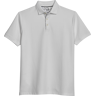 George Austin Big & Tall Men's Modern Fit Honeycomb Pique Polo White - Size: LT - White - male