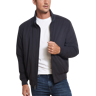 Weatherproof Men's Modern Fit Microfiber Fleece-Lined Bomber Jacket Black Solid - Size: XL - Black - male