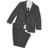 Peanut Butter Collection Men's Slim Fit Toddlers Tuxedo Charcoal - Size: Size 5 - Gray - male