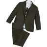 Peanut Butter Collection Men's Slim Fit Toddlers Tuxedo Olive - Size: Size 1 - Olive Green - male