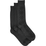 Pronto Uomo Men's Bamboo Blend Socks 3-Pack Char/Blk - Size: One Size - Only Available at Men's Wearhouse - Char/Blk - male