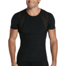 Leo By Leonisa Men's Moderate Compression Shaper Shirt Black - Size: XL - Black - male