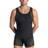 Leo By Leonisa Men's Firm Compression Shaper Tank Black - Size: Large - Black - male