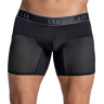 Leo By Leonisa Men's Mesh Boxer Briefs Black - Size: Large - Black - male