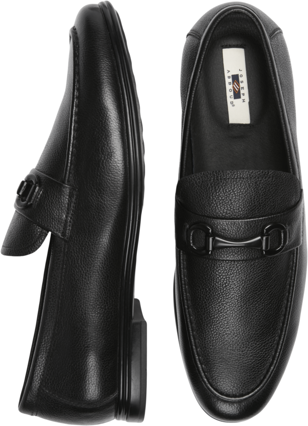 Joseph Abboud Men's Cadman Commuter Moc-Toe Slip-On Loafers Black - Size: 8 D-Width - Black - male