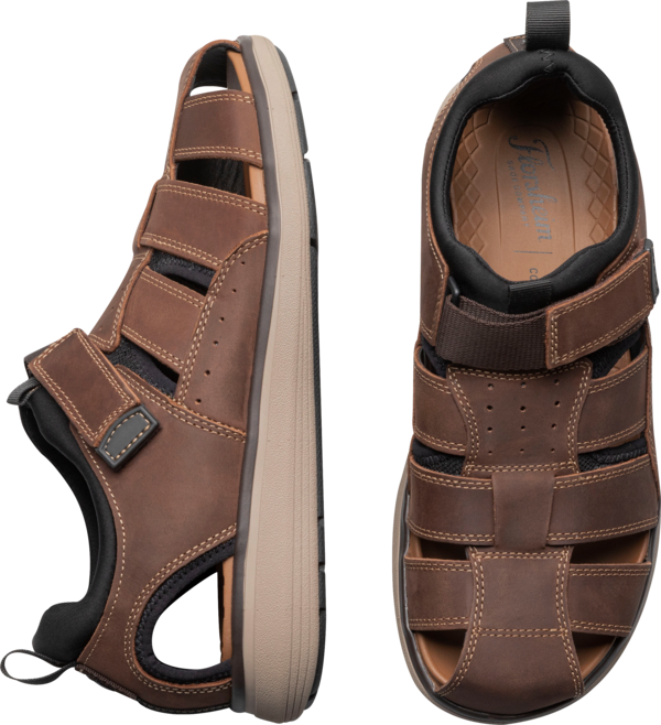 Florsheim Men's Venture Fisherman Sandals, Brown Brown - Size: 10 WIDE - Brown - male