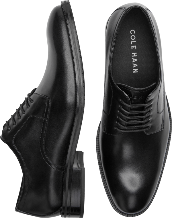 Cole Haan Men's Modern Essentials Plain Toe Oxfords Black - Size: 10 WIDE - Black - male