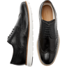 Cole Haan Men's Original Grand Wingtip Oxford Dress Sneakers Black/Ivory - Size: 9 D-Width - Black/Ivory - male