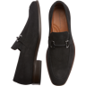 Johnston &Amp; Murphy Johnston & Murphy Men's Everett Suede Bit Loafers Black - Size: 8 D-Width - Black - male