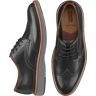 Johnston &Amp; Murphy Johnston & Murphy Men's Upton Wingtip Oxfords Black - Size: 9 D-Width - Black - male