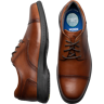 Nunn Bush Men's KORE PRO Bicycle Cap Toe Oxfords Cognac - Size: 8 D-Width - Brown - male