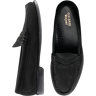 G.H.BASS Men's Larson Weejuns® Moc-Toe Slip-On Suede Loafers Black - Size: 11 D-Width - Black - male