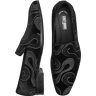 Stacy Adams Men's Swainson Embroidered Swirl Slip-On Formal Shoes Black - Size: 9 D-Width - Black - male