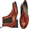 Bedstu Men's Brady Trek Plain Toe Chelsea Boots Cognac - Size: 8.5 D-Width - Brown - male